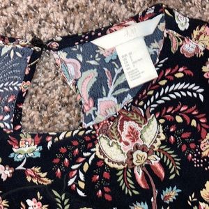 Floral h&m shirt dress